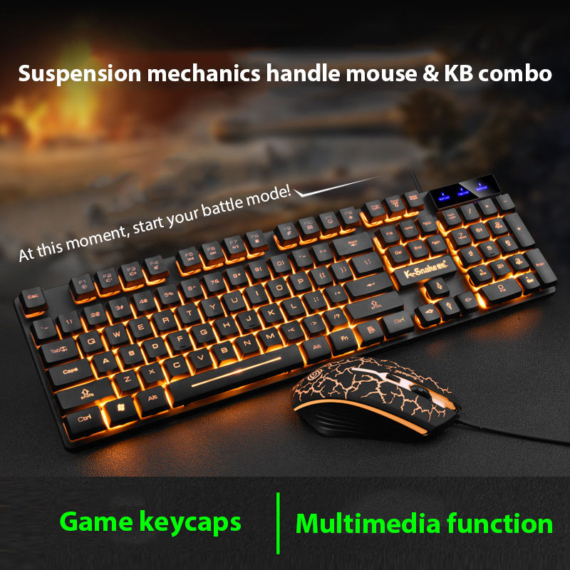Gaming Keyboard And Mouse Mobile - KM320 키보드 및 마우스 세트 방수