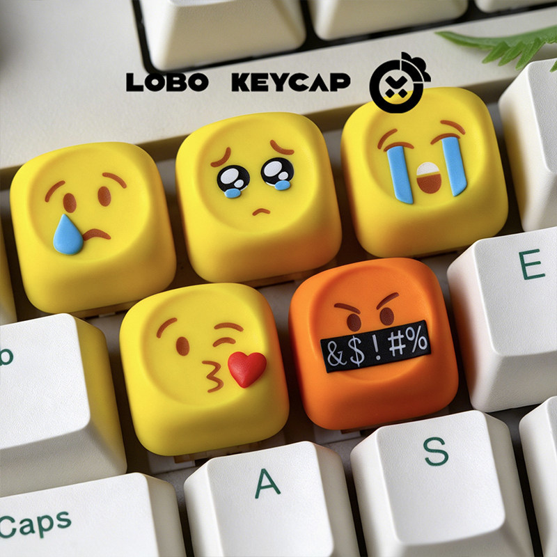 Gaming Keyboard Emoji - 핫 이모티콘 키캡 귀여운 개인 맞춤형