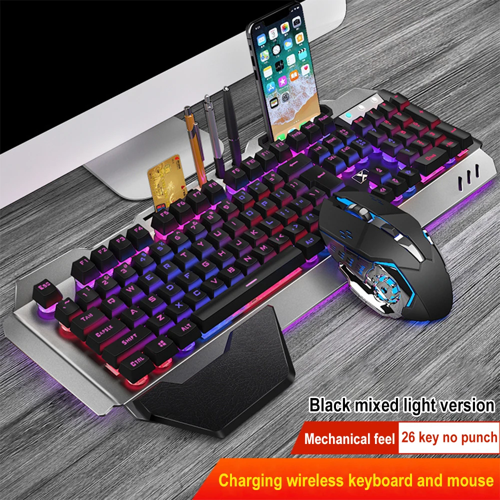 Gaming Keyboard And Mouse Combo Wireless - 충전식 무선 키보드 및 마우스 제품군