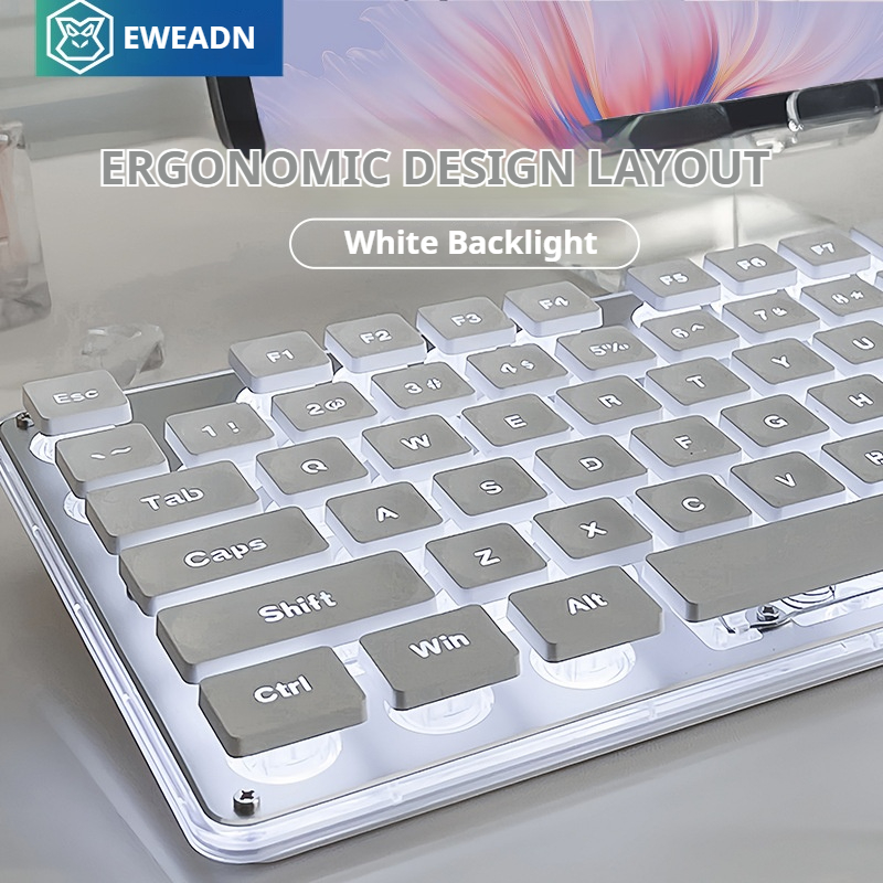 Gaming Keyboard And Mouse Combo Wireless - EWEADN V3 무선 무음 사무용 키보드