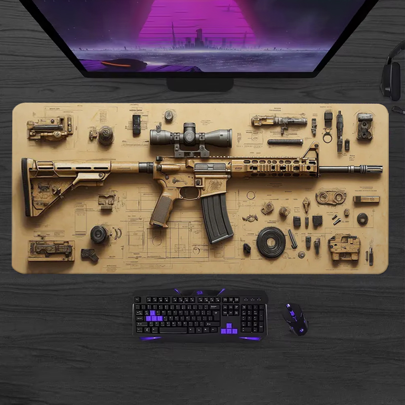 Gaming Keyboard And Mouse - 부품 분리형 소프트 게이밍 마우스 패드