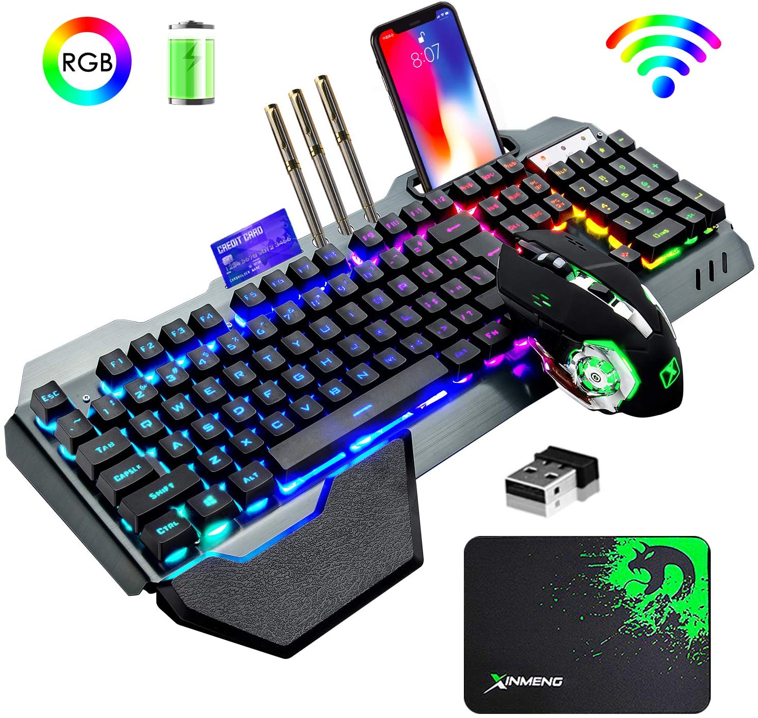 Gaming Keyboard And Mouse Combo Wireless - 무선 게임용 키보드 및 마우스 콤보,