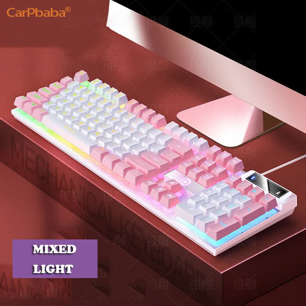 Gaming Keyboard Budget - Carpbaba K500 104 키 USB 유선
