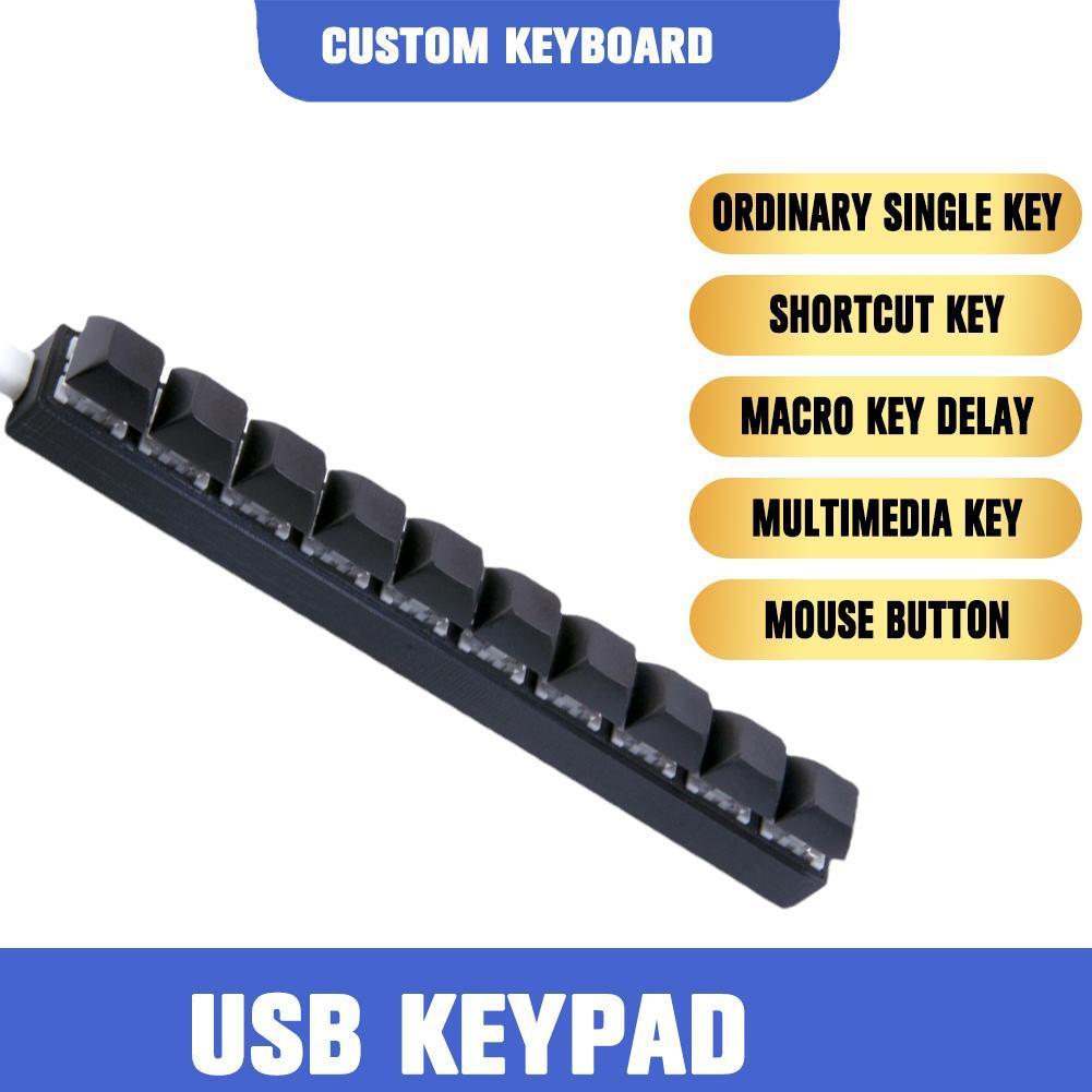 Gaming Keyboard Budget - 맞춤형 미니 USB 유선 10키 키보드