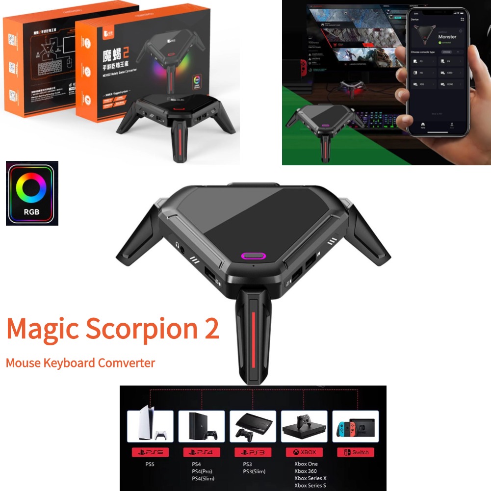 Gaming Keyboard And Mouse Mobile - 매직 전갈 2 마우스 키보드 변환기