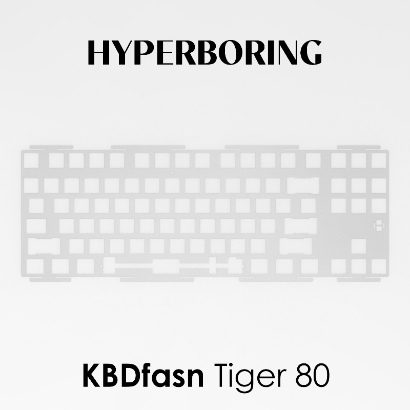 Gaming Keyboard Ergo - HYPERBORING Tiger80 키보드 포지셔닝 보드 커스터마이징