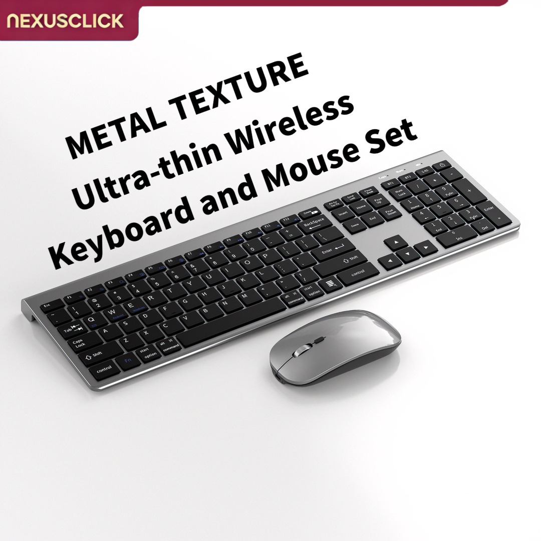 Gaming Keyboard And Mouse Combo Wireless - NexusClick 104 키 무선 트라이 모드