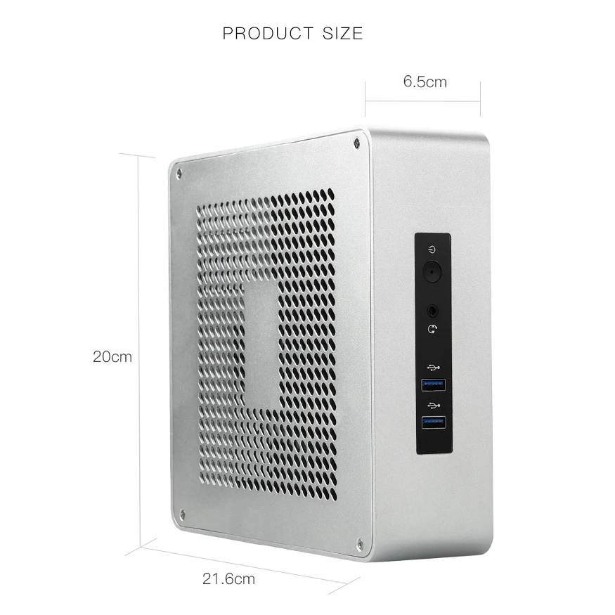 모든 알루미늄 섀시 소형 데스크탑 컴퓨터 케이스, PS - Aluminum Case 65 리뷰 및 가격