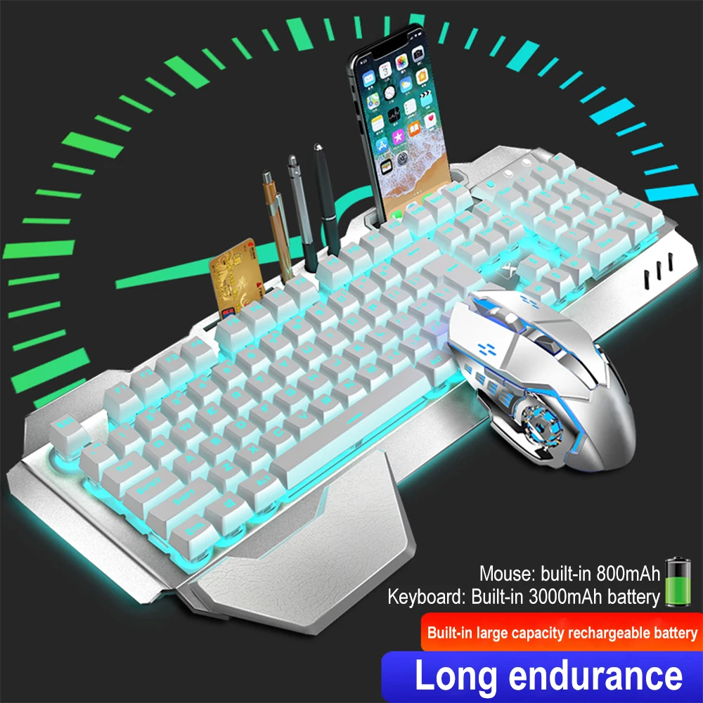 충전식 무선 키보드 및 마우스 제품군 게임용 컴퓨터,  - Gaming Keyboard And Mouse Combo Wireless 리뷰 및 가격