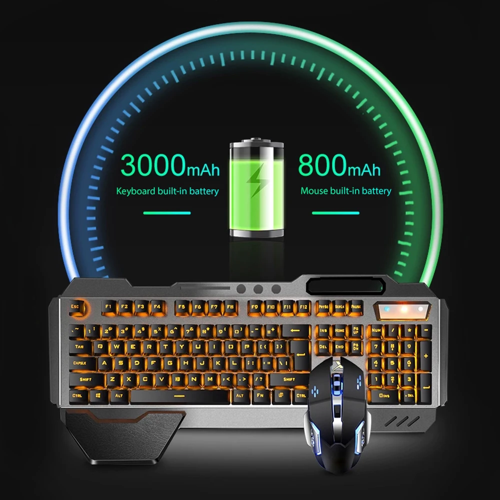 충전식 무선 키보드 및 마우스 제품군 게임용 컴퓨터,  - Gaming Keyboard And Mouse Combo Wireless 리뷰 및 가격