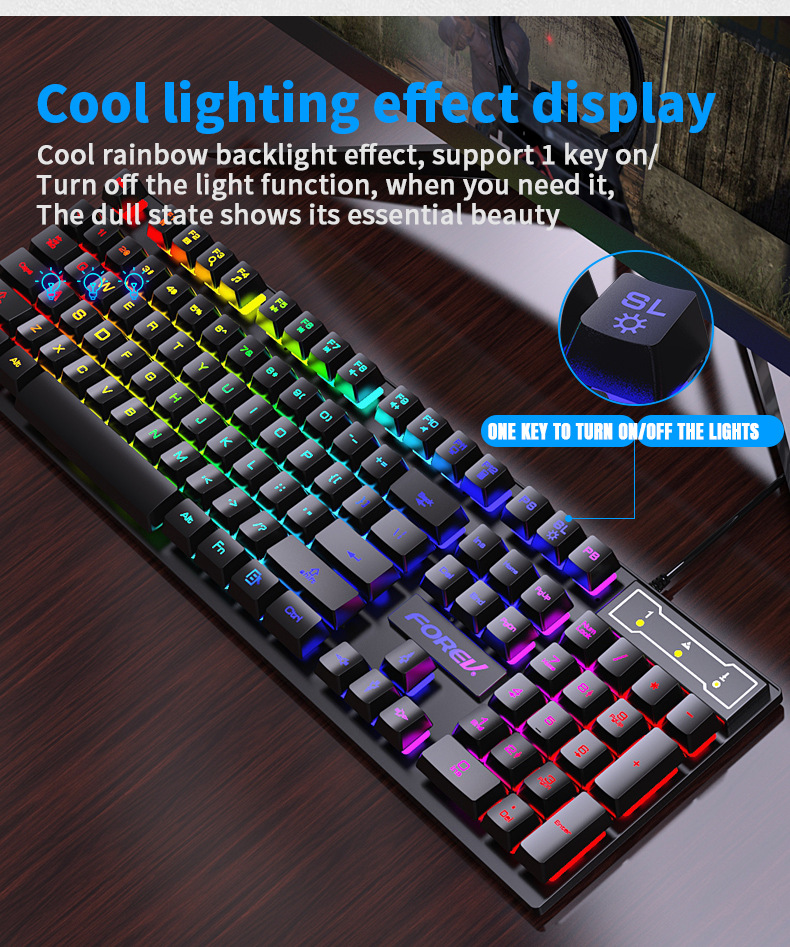 104 키 백라이트 기계식 키보드 유선 게임용 키보드  - Keyboard Mouse Bundle Gaming 리뷰 및 가격
