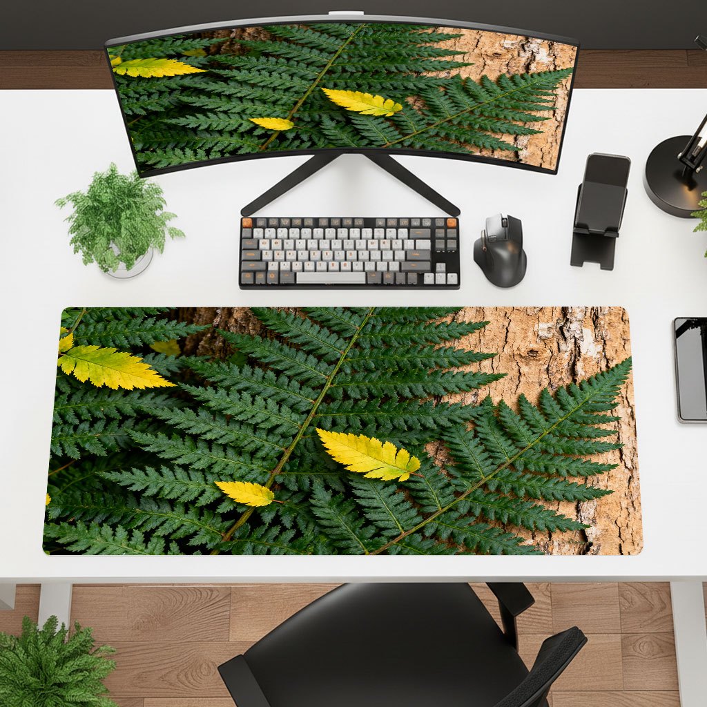 브랜드 리프 디자인 마우스 패드 아이언 아트 데스크 매 - Gaming Keyboard Brand 리뷰 및 가격