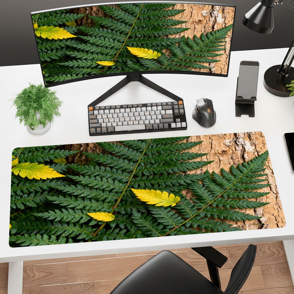 브랜드 리프 디자인 마우스 패드 아이언 아트 데스크 매 - Gaming Keyboard Brand 리뷰 및 가격