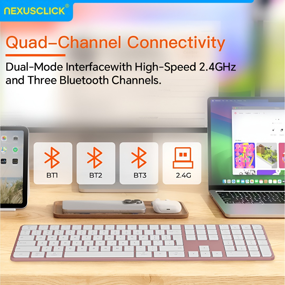 NexusClick 충전식 무선 키보드 마우스 콤보,  - Gaming Keyboard That Is Quiet 리뷰 및 가격