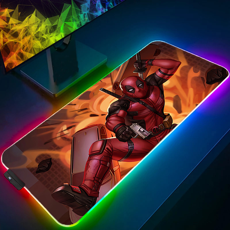LED 마우스 패드 게임용 백라이트 락 엣지 애니메이션 - Gaming Keyboard Affordable 리뷰 및 가격