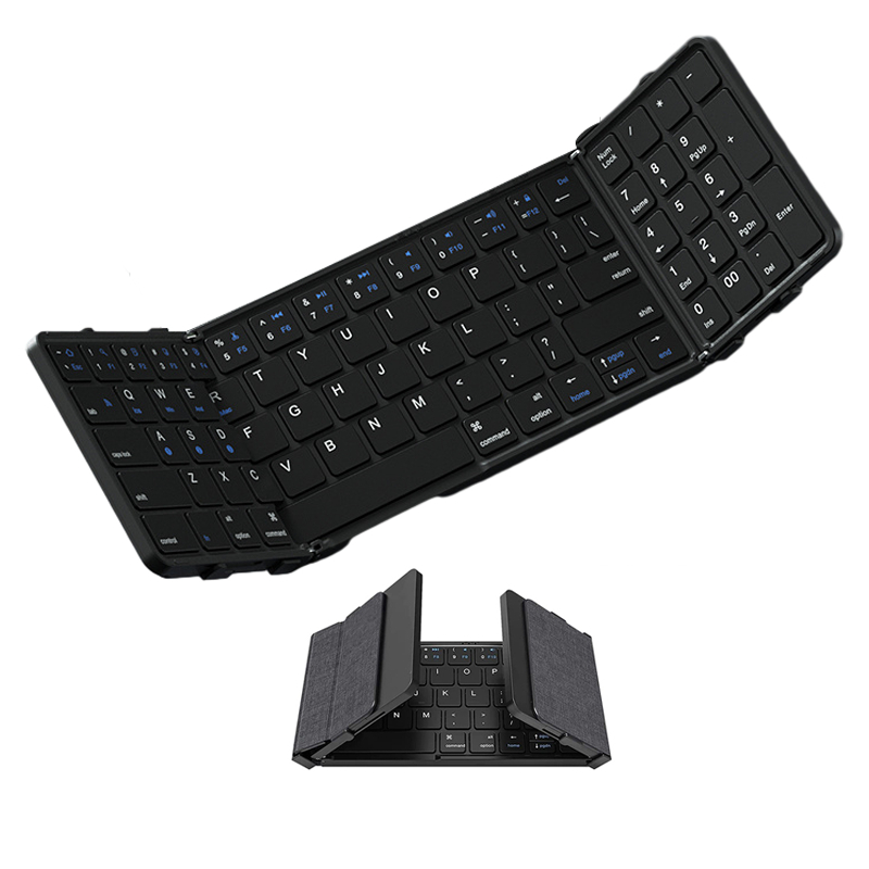 숫자 키패드가 있는 접이식 블루투스 키보드 풀 사이즈  - Gaming Keyboard Budget 리뷰 및 가격