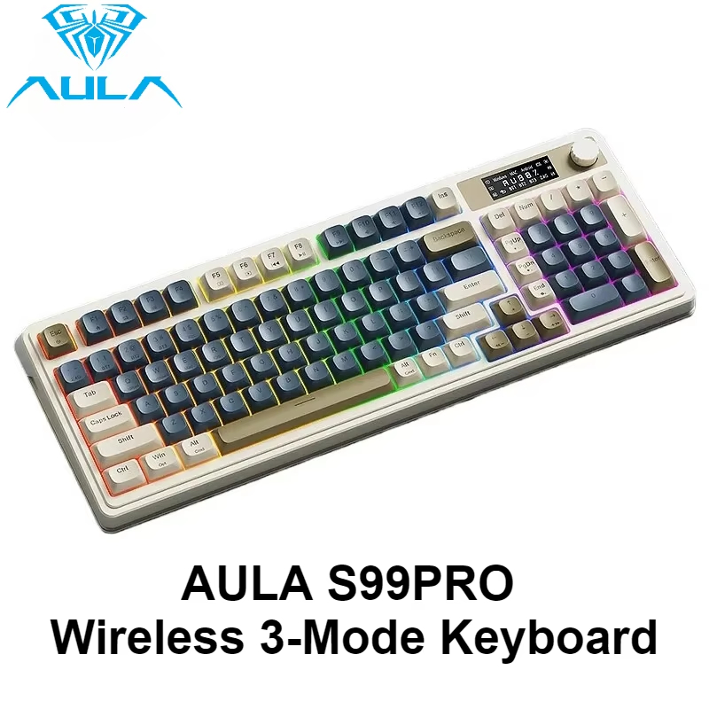 AULA S99 Pro 트리플 모드 블루투스 2.4G  - Gaming Keyboard That Is Quiet 리뷰 및 가격