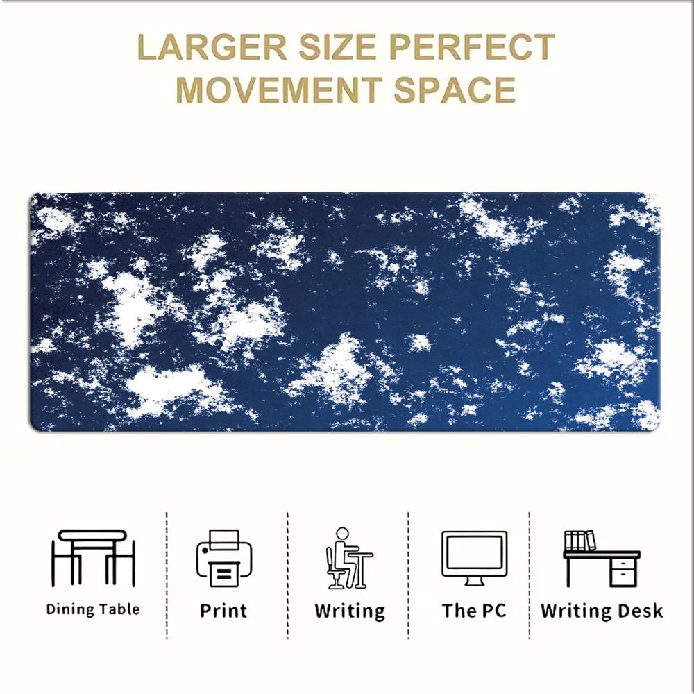네이비 블루 화이트 스펙클 텍스처 대형 XXL 게이밍  - Gaming Keyboard Blue 리뷰 및 가격