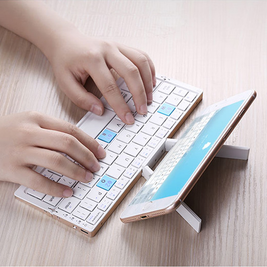 삼중 접이식 블루투스 무선 키보드 알루미늄 하우징, 아 - Gaming Keyboard Budget 리뷰 및 가격