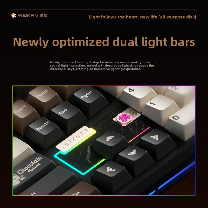 WEIKAV NUT108 기계식 키보드 알루미늄 합금  - Gaming Keyboard Ergo 리뷰 및 가격