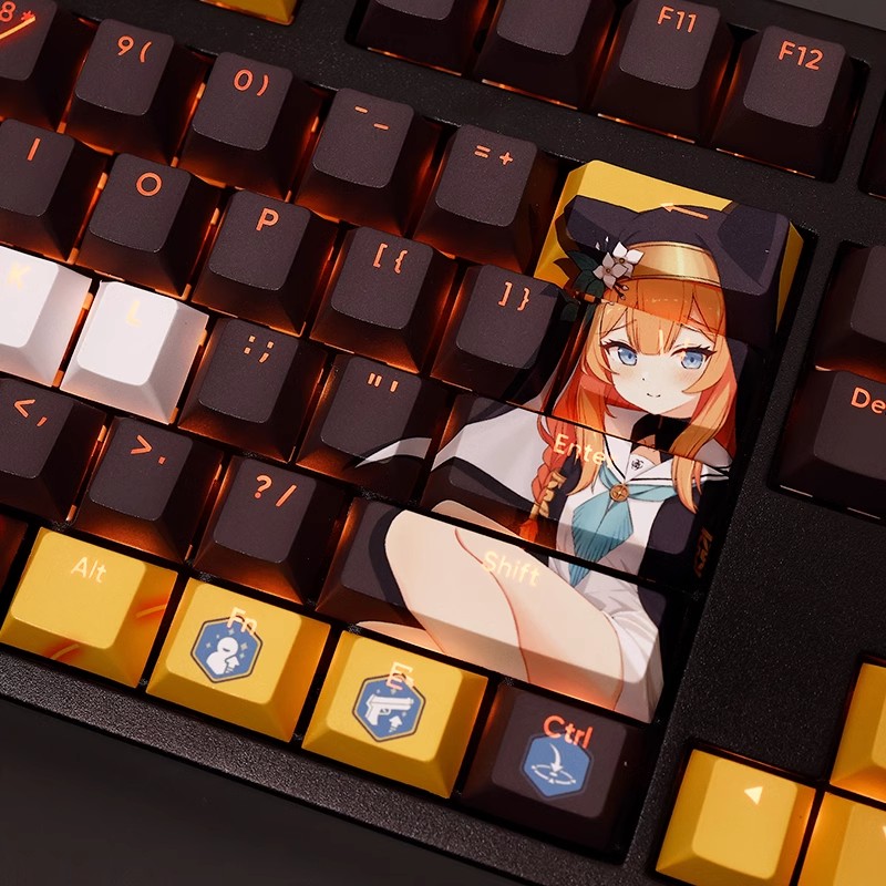 108 키/세트 블루 아카이브 Lochi Mari Ke - Gaming Keyboard Blue 리뷰 및 가격