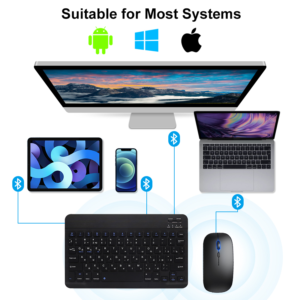 iPad 용 Bluetooth 키보드 및 마우스 Xia - Gaming Keyboard And Mouse Mobile 리뷰 및 가격