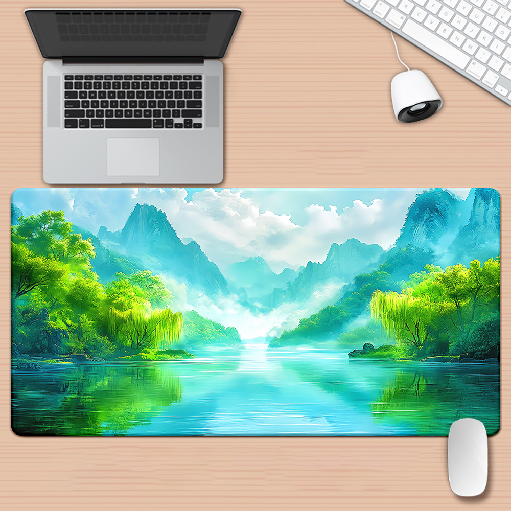 브랜드 일본 풍경 HD 인쇄 데스크 패드 XXL 철제  - Gaming Keyboard Brand 리뷰 및 가격