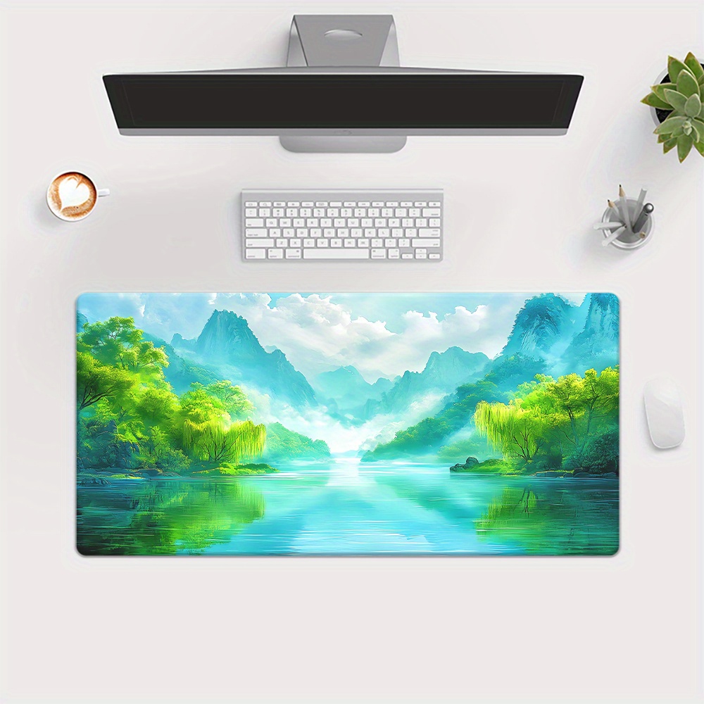 브랜드 일본 풍경 HD 인쇄 데스크 패드 XXL 철제  - Gaming Keyboard Brand 리뷰 및 가격