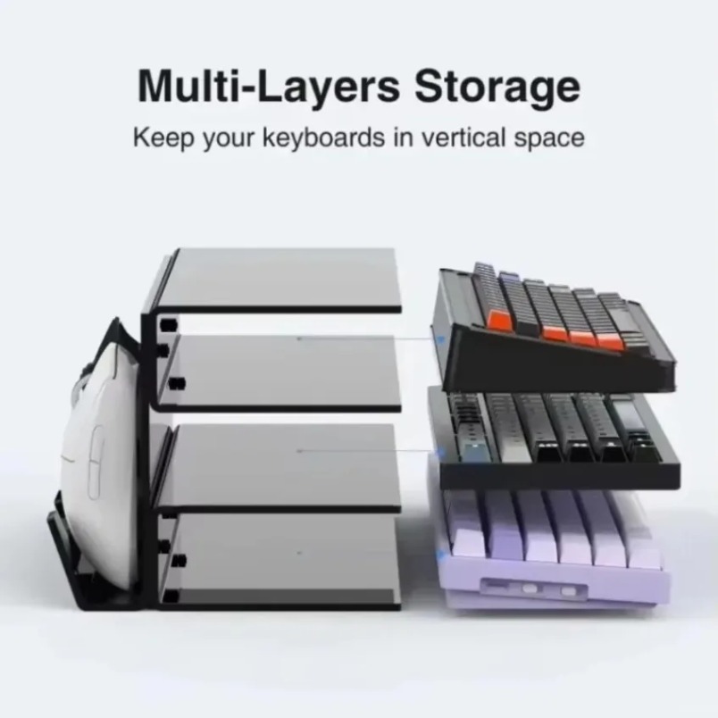 키보드 스탠드 3단 아크릴 보관 랙(마우스 홀더 포함) - Gaming Keyboard Ergonomic 리뷰 및 가격