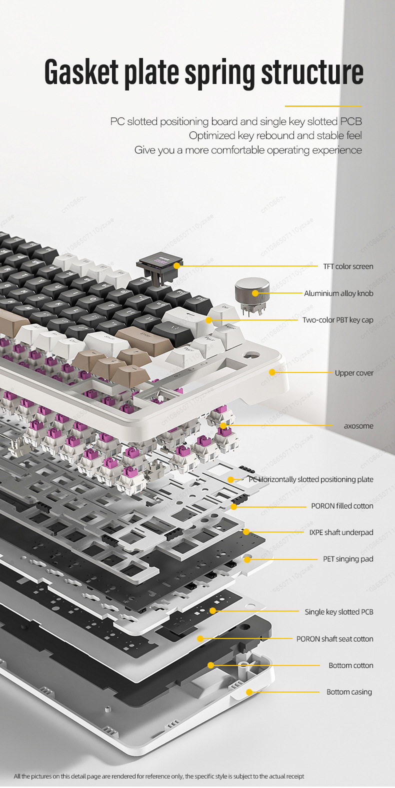 2024 새로운 AL66 기계식 키보드 알루미늄 합금  - Gaming Keyboard Affordable 리뷰 및 가격