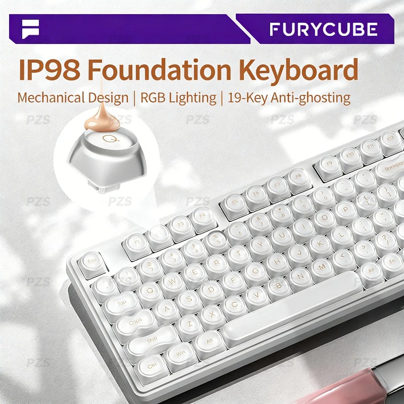 FURYCUBE IP98 유선 키보드 RGB 반투명 P - Gaming Keyboard Ip98 리뷰 및 가격
