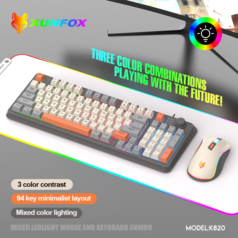 K820 USB 유선 게임 키보드 마우스 세트 조명 데 - Gaming Keyboard And Mouse Combo Wireless 리뷰 및 가격