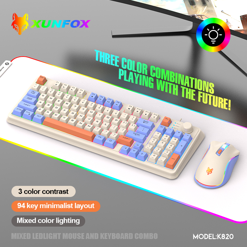 K820 USB 유선 게임 키보드 마우스 세트 조명 데 - Gaming Keyboard And Mouse Combo Wireless 리뷰 및 가격