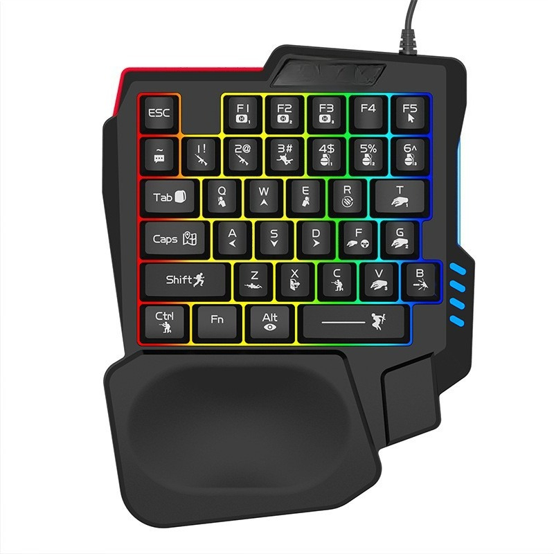 K5 한손 키보드 군고드 트론 왼손용 기계식 느낌 게이 - Keyboard Gaming Amazon 리뷰 및 가격