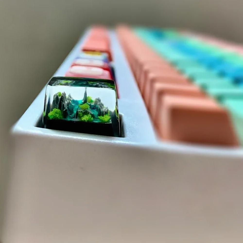 마운틴 앤 씨 아티산 레진 RGB 키캡 - 기계식 키보 - Gaming Keyboard Affordable 리뷰 및 가격