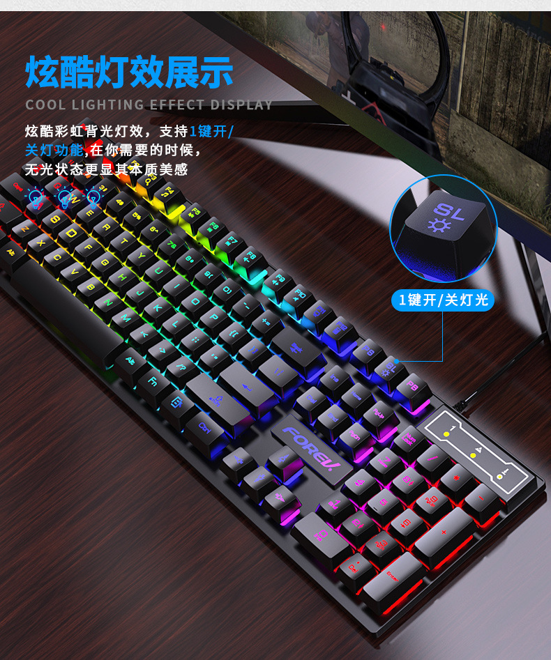 104키 백라이트 기계식 키보드 유선 게이밍 키보드 방 - Keyboard Mouse Bundle Gaming 리뷰 및 가격